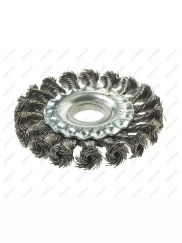 Кордщетка для УШМ дисковая 100мм сталь ЭВРИКА ЭВРИКА er-18100