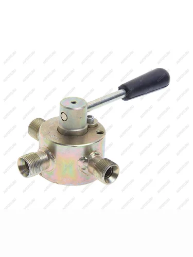 Кран МТЗ гидравлический 3-х ходовой М20х1.5-М20-М20х1.5 S=24 (А) NO NAME кгзхоц 20х1,5