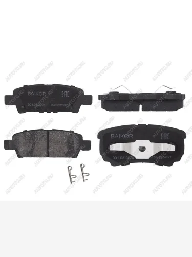 Колодки тормозные зад MITSUBISHI LANCER X 07- BAIKOR BKBR0041
