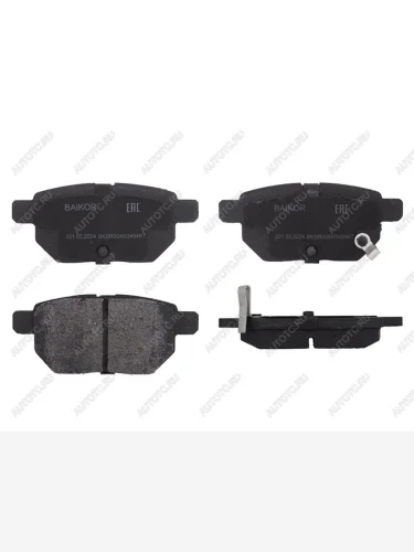 Колодки тормозные зад TOYOTA COROLLAPONTIAC VIBE 06- BAIKOR BKBR0049