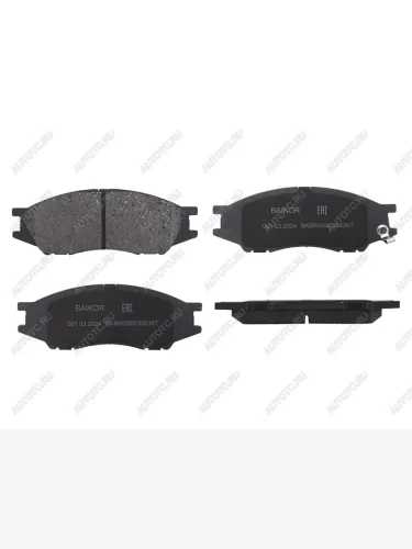 Колодки тормозные перед NISSAN MARCH K11CUBE Z10SUNNY B15 98-BLUEBIRD G10 00-05 BAIKOR BKBR0056