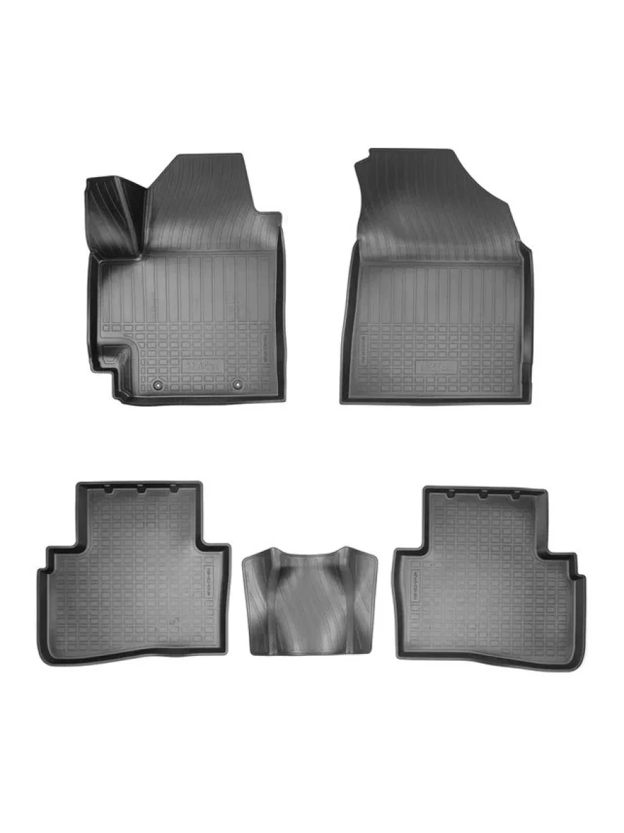 Коврики салонные Norplast Unidec Hyundai Creta SU (2020-2022) (черные)  с доставкой в г. Керчь