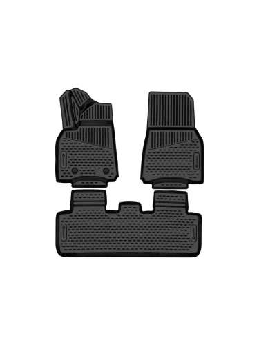 Коврики 3D в салон Element (черные) Tesla Model Y (2019-2025)