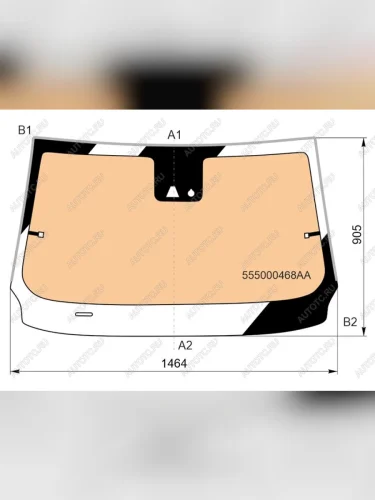 Стекло лобовое (обогрев полный, камера, датчик дождя, молдинг) FUYAO (зеленое) Kaiyi X3 Pro (2023-2025)