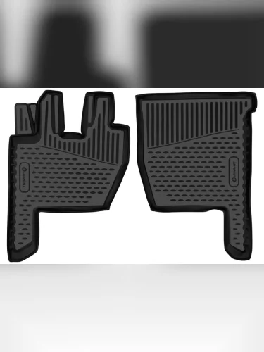 Коврики 3D в салон Element (черные) SHACMAN X3000 (2014-2025)