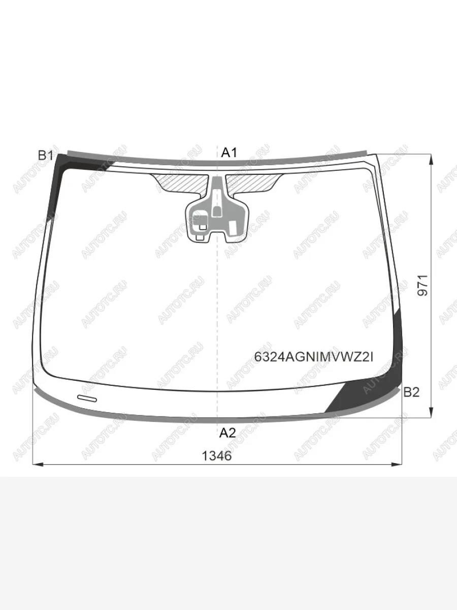 Стекло лобовое (датчик дождя, молдинг, адаптивная система освещения) FUYAO Opel Astra J универсал дорестайлинг (2009-2012) (зеленое)  в Керчи Республика Крым