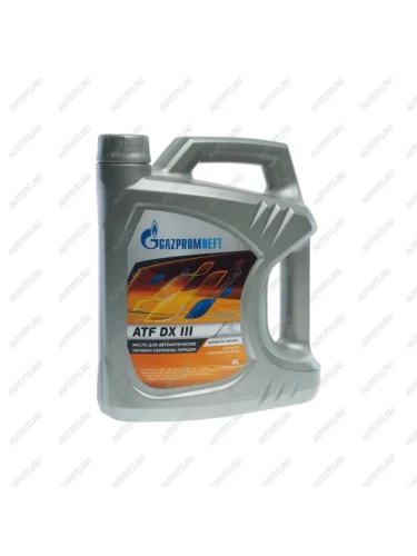 Масло трансмиссионное ATF DX III 4л GAZPROMNEFT GAZPROMNEFT 0253651855 GAZPROMNEFT 0253651855