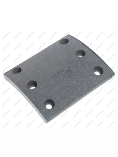 Накладка тормозной колодки SHAANXI SITRAK HOWO FAW передней (замена на WG9100440026) (короткая) OE SITRAK wg9100440027