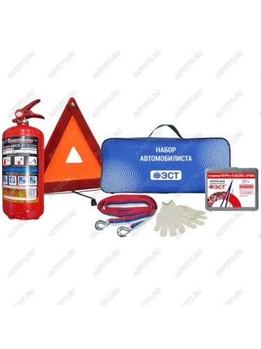 Набор автомобилиста (огнетушитель ОП-2,аптечка НО,знак,трос 3.5т) Универсал-2 ФЭСТ ФЭСТ 3869