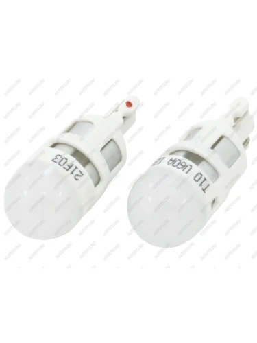 Лампа светодиодная 12V W5W T10W W2.1х9.5d 13Лм бесцокольна (2шт.) Led Amber Ultinon Pro6000 PHILIPS PHILIPS 11961au60x2