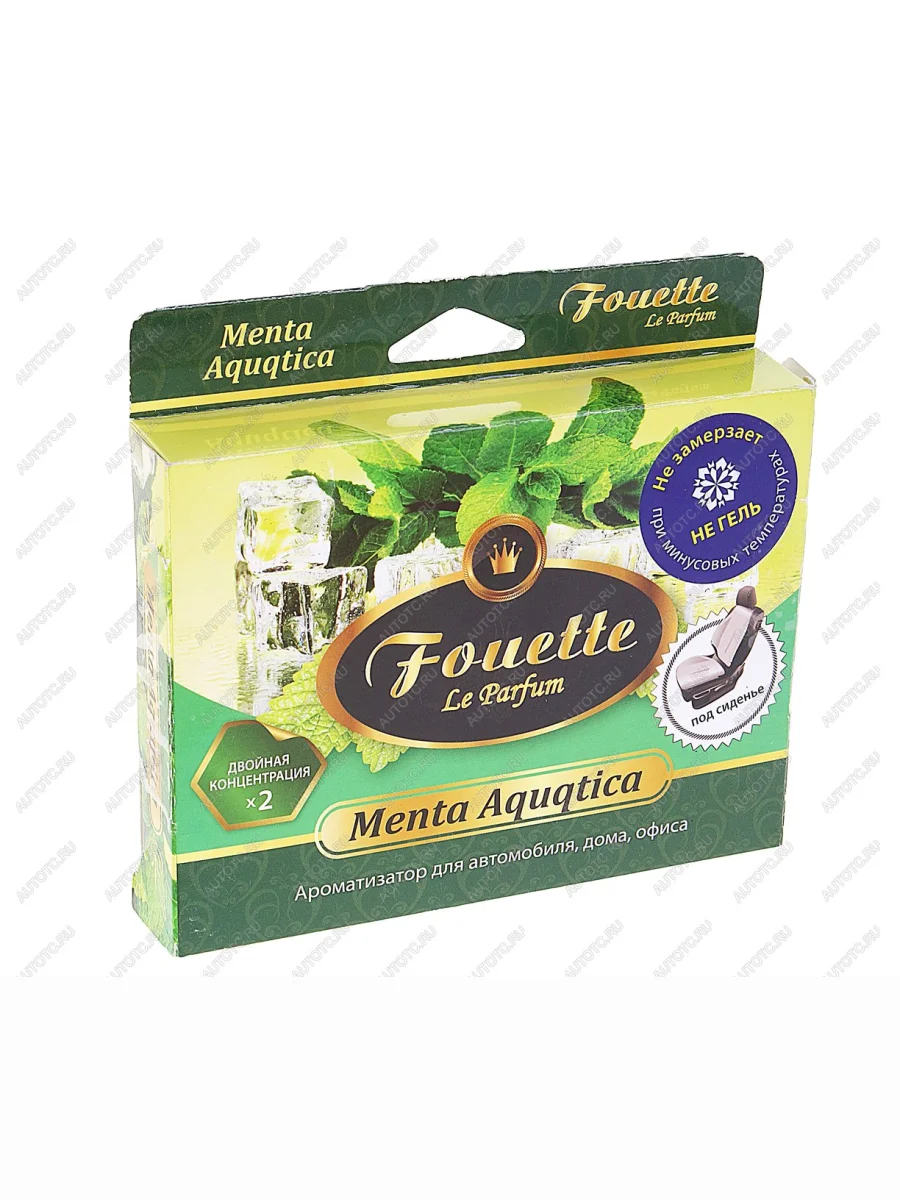 Ароматизатор под сиденье пенный (мята) 200г FOUETTE FOUETTE f-20  в Самаре Самарской области