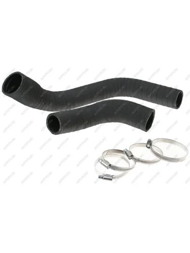 Патрубок ГАЗ-3302 Бизнес дв.CUMMINS радиатора комплект 2шт. (с хомутами) NO NAME 3302-1303000cum