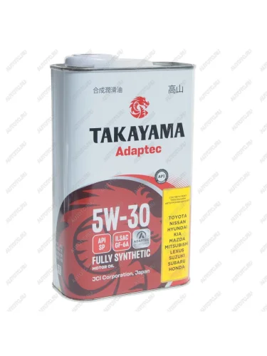 Масло моторное Adaptec SPGF-6A 5W30 синт.1л TAKAYAMA TAKAYAMA 6056130