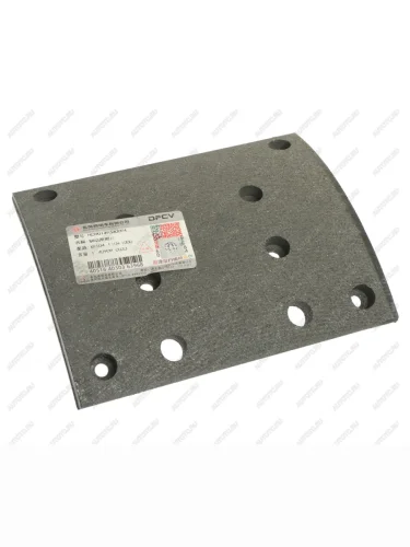 Накладка тормозной колодки DONGFENG задсред моста (1шт.) OE DONGFENG hd90149340094