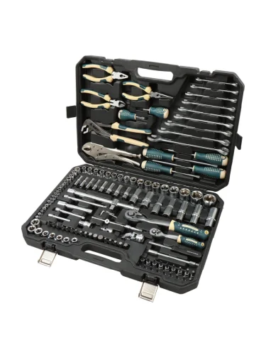 Набор инструментов 131 предмет слесарно-монтажный 12,14, 38 6-ти гран в кейсе ROCKFORCE ROCKFORCE rf-light-41312-5