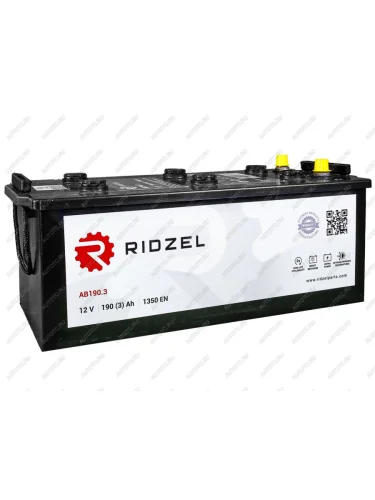 Аккумулятор RIDZEL 190Ач обратная полярность RIDZEL 6ст190(3) ab190.3