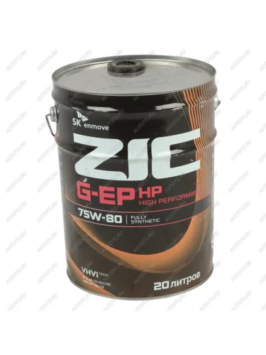 Масло трансмиссионное G-EP HP GL-45 75W80 синт.20л ZIC ZIC 191457
