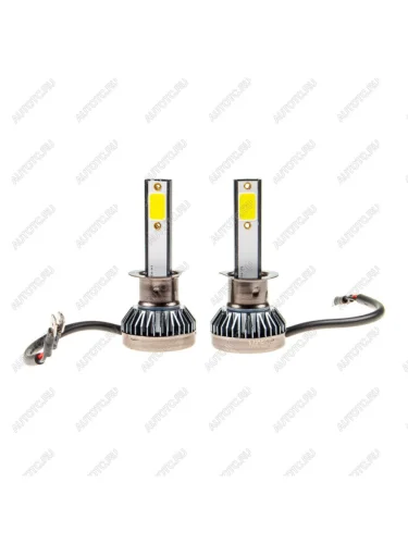 Лампа светодиодная 1224V H1 18W с радиатором (2шт.) LED 2 COB MisMINI MISTAR mis-mini-h1