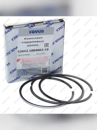 Кольца поршневые ЯМЗ-534,536 комплект на 1 поршень АВТОДИЗЕЛЬ ЯМЗ 53443.1004002-10