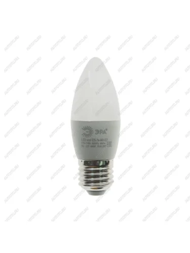 Лампа светодиодная E27 B35 7W (70W) 220V холодный ЭРА ЭРА led-smd-b35-7w-840-e27