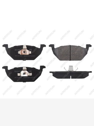 Колодки тормозные перед VW POLO 10- AUDI A1 11- SKODA FABIA 07- BAIKOR BKBR0007