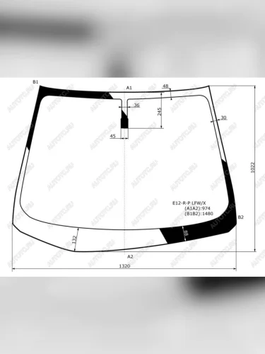 Стекло лобовое NISSAN NOTE 12-20 XYG E12-R-P LFW/X