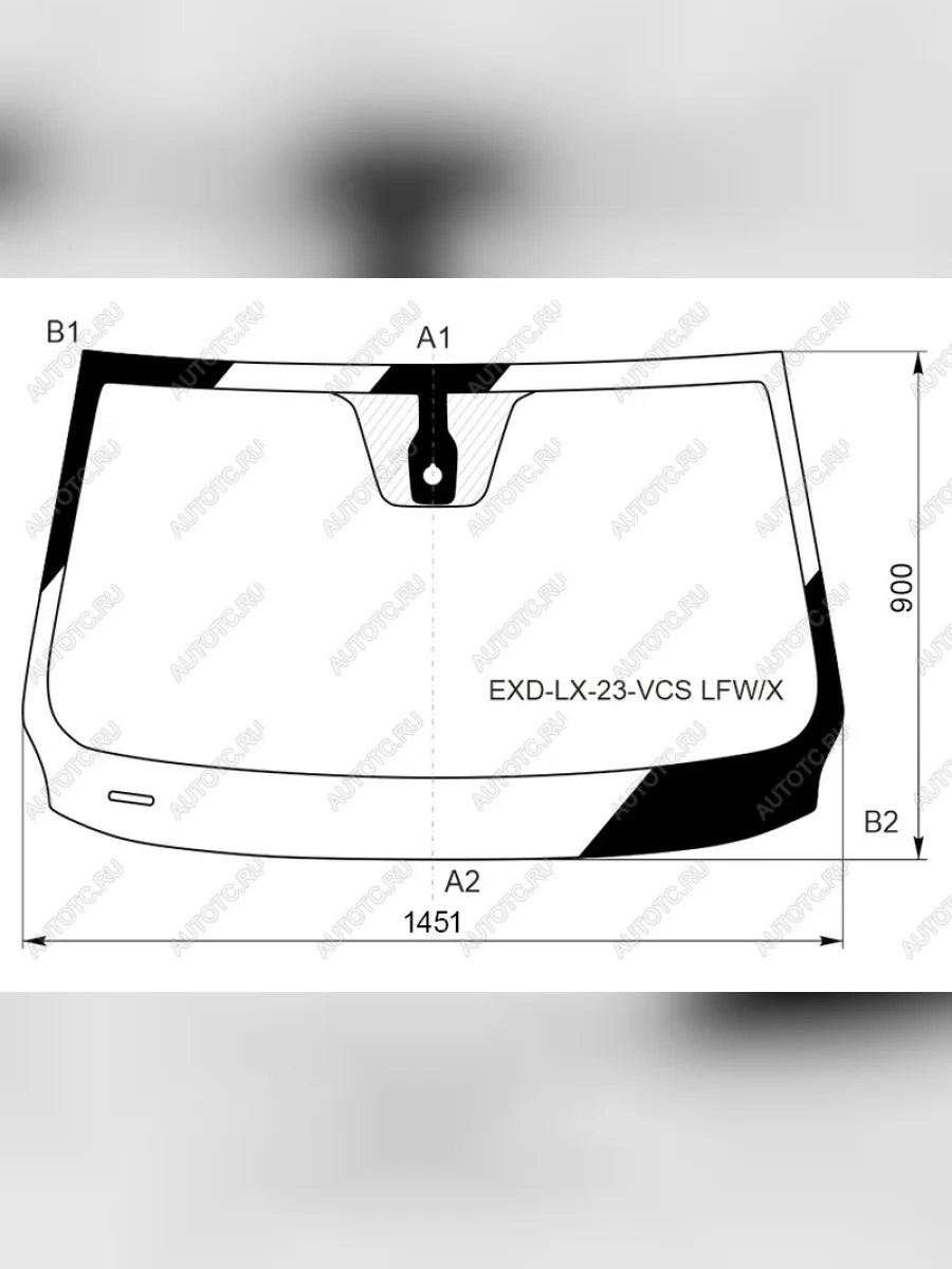 Стекло лобовое (датчик дождя) XYG EXEED LX 2-ой рестайлинг (2022-2025) (зеленое)  в Самаре Самарской области