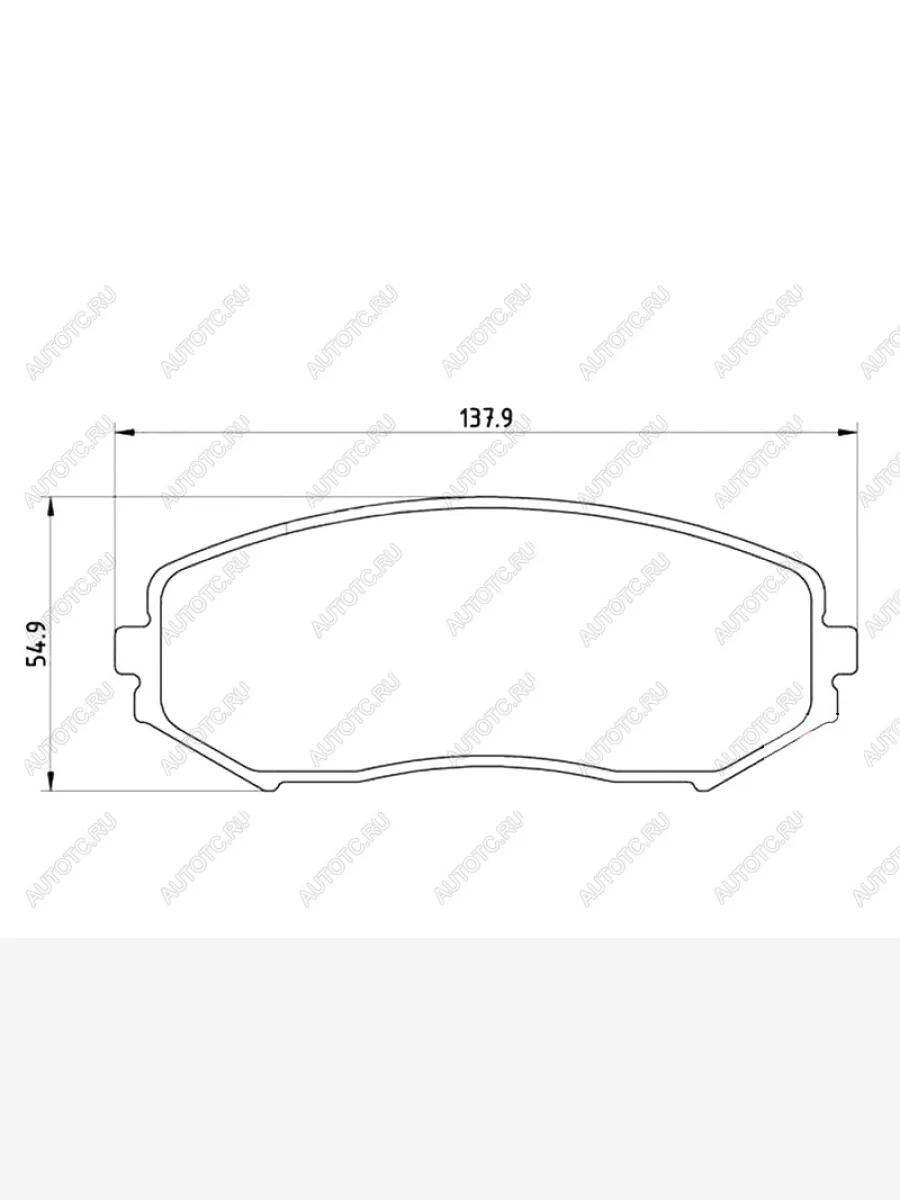 Колодки тормозные перед SUZUKI GRAND VITARA 05- BREMBO P 79 018  в Самаре Самарской области