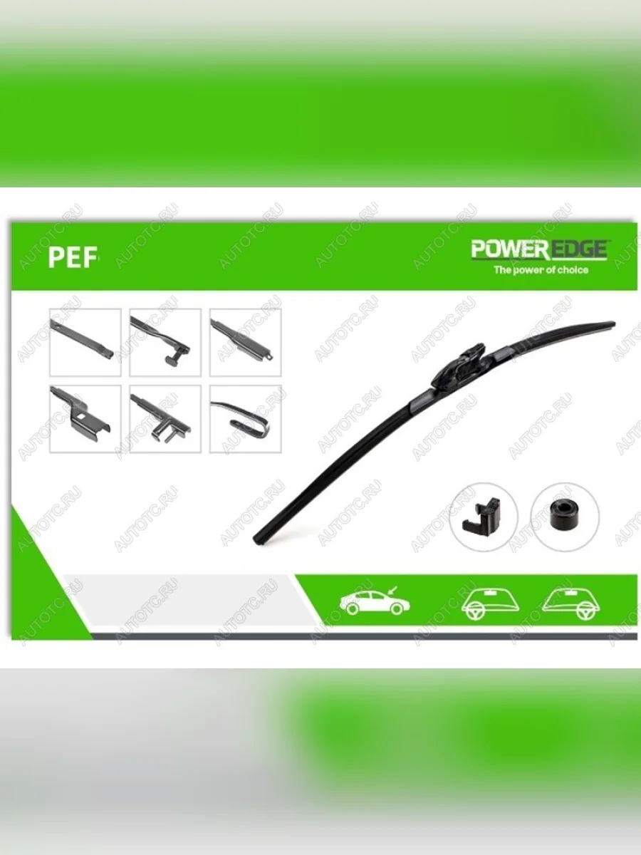 Щетка стеклоочистителя (Бескаркасная 20 (500мм)) POWEREDGE PEF-500  В Кинешме Ивановской области