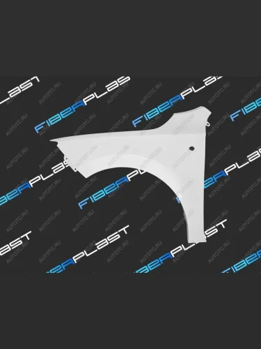 Переднее левое крыло (стеклопалстик) Fiberplast Skoda Rapid  NH1 (2012-2020) хэтчбэк дорестайлинг, хэтчбэк рестайлинг