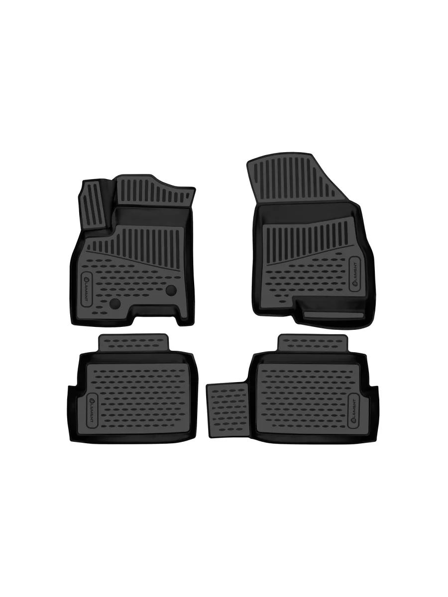 Коврики 3D в салон Element  Xcite X-Cross 7 (2024-2025) (черные)