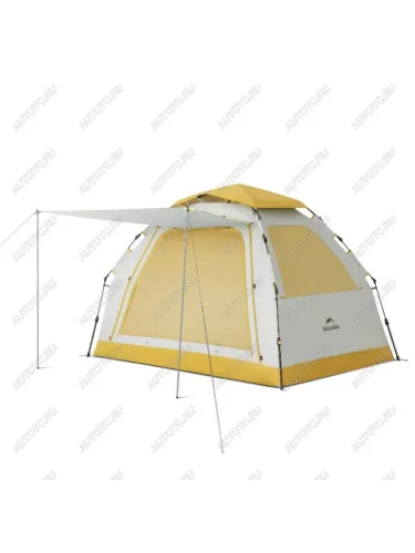 Палатка Naturehike Ango ES60 3-местная, быстросборная, желтая  cnk230ws018-tye