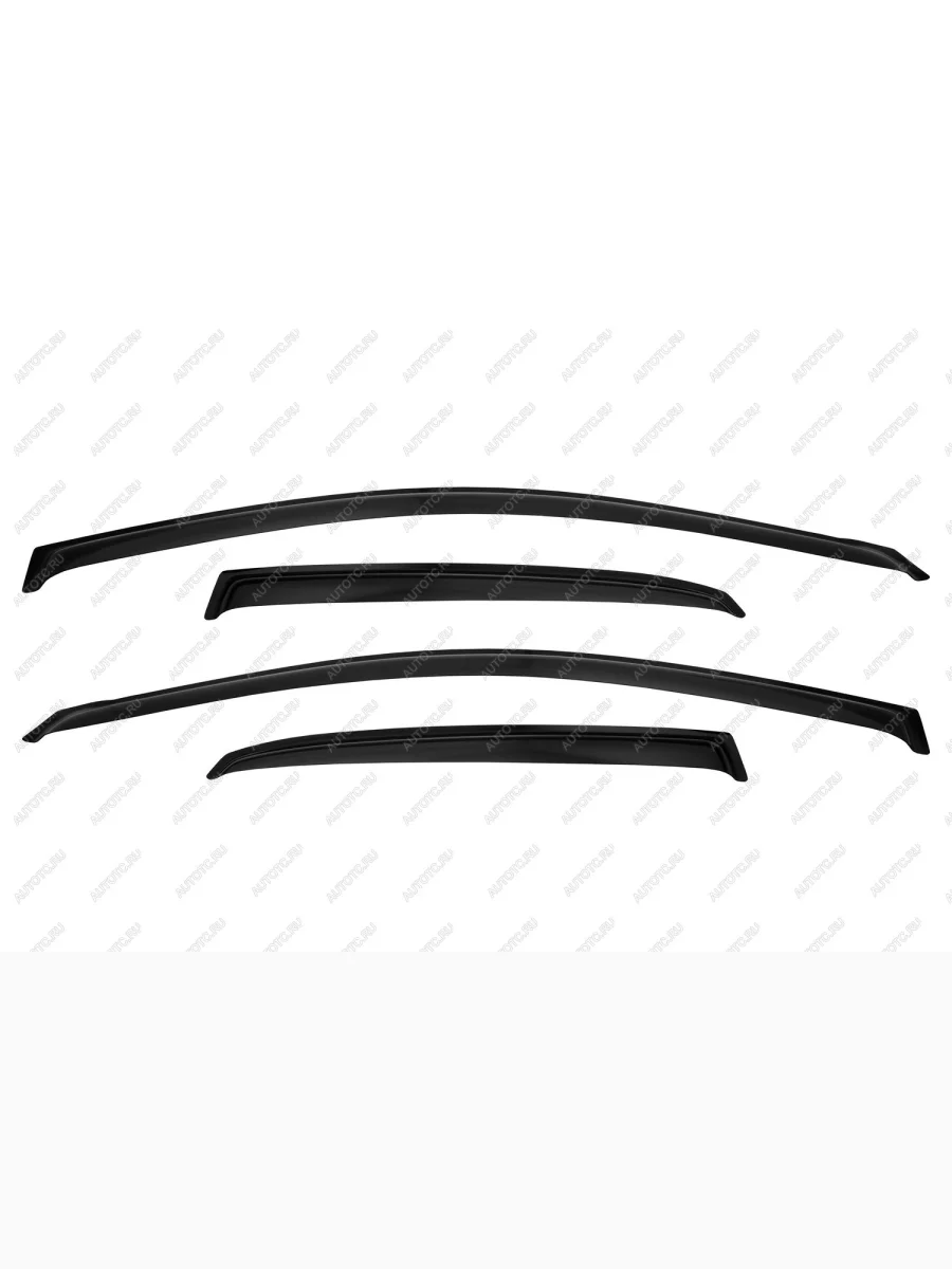 Дефлектор боковых окон Hyundai i30, 2012-, HB, 3дв, 4 ч., темный  Хендай Ай30 SIM nld.shyi30h312324  в Самаре Самарской области
