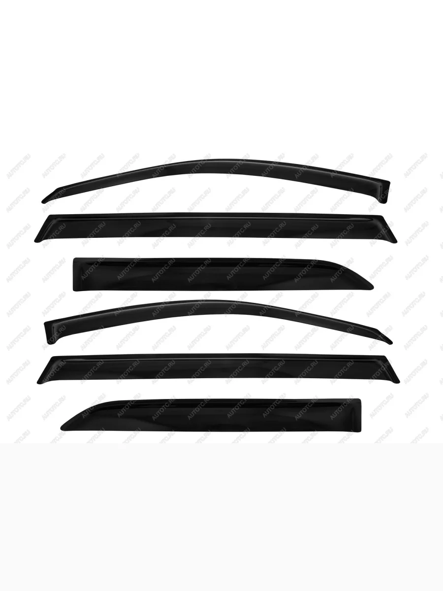 Дефлектор боковых окон Mercedes GLS Class, 2016-2019, 6 ч., темный  Мерседес Бенц GLS класс SIM nld.smergls16326  в Самаре Самарской области