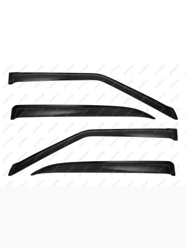 Дефлектор боковых окон Nissan Patrol, 2010-Infiniti QX56, 2010-2013QX80 2013-, 6ч., темный  Ниссан Патрол SIM nld.snipatr10326