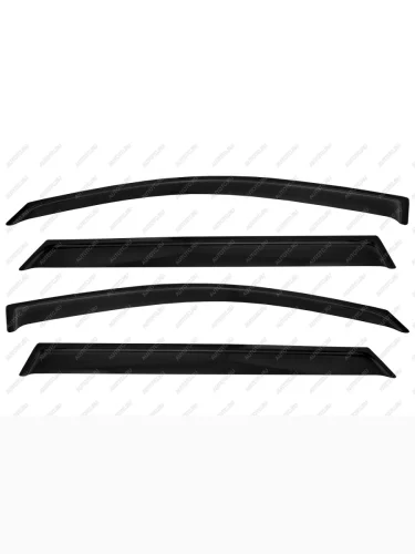 Дефлектор боковых окон Peugeot 5008, 2017-, 6ч., темный  Пежо SIM nld.spe500817326