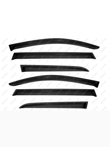 Дефлектор боковых окон EXEED VX, 2020-, 6ч., темный  Эксид ВХ SIM nld.screvx20326