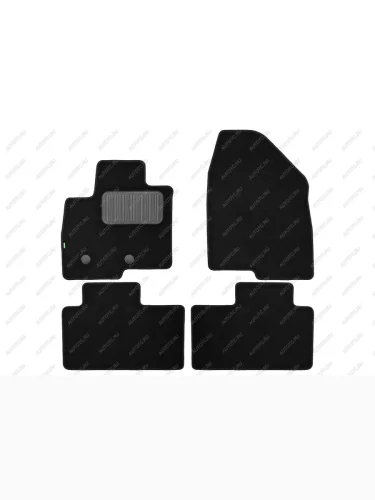 Коврики в салон Klever Standard BAIC X55  2022-, Внедорожник 5 дв. , 4шт (текстиль)   БАИК Х 55 Klever klever0212500401200kh