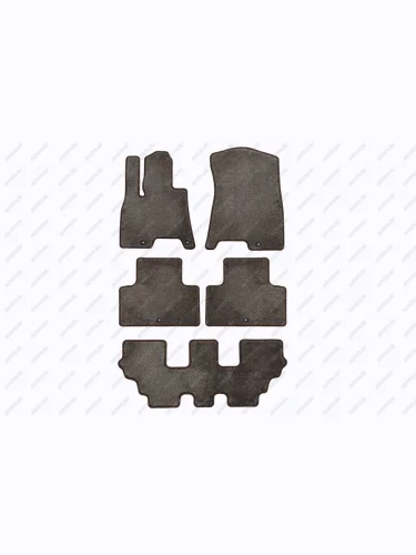 Ковры салона текстильные 7 местн., Maroon brown  Дженезис ГВ80 GENESIS r8140t6100nbd