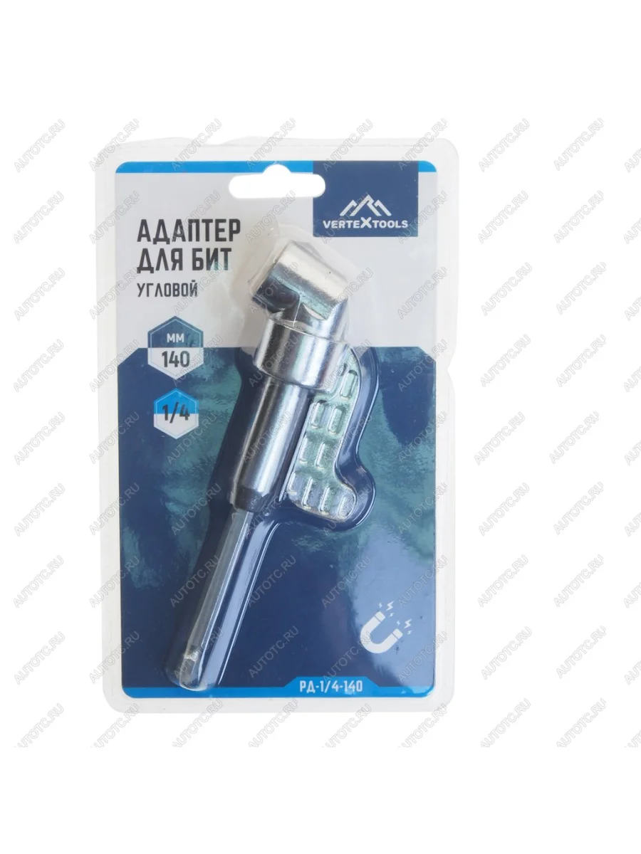 Адаптер-переходник для шуруповерта 14(F) угловой VERTEXTOOLS VERTEXTOOLS рд-14-140  в Самаре Самарской области