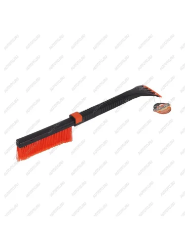 Щетка со скребком телескопическая 61-80см черно-оранжевая АВТОСТОП АВТОСТОП ab-2290
