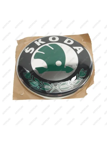 Эмблема SKODA Yeti (10-13) крышки багажника OE VAG 5l0853621mel
