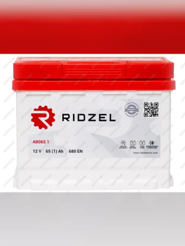 Аккумулятор RIDZEL 65Ач RIDZEL 6ст65(1) ab065.1