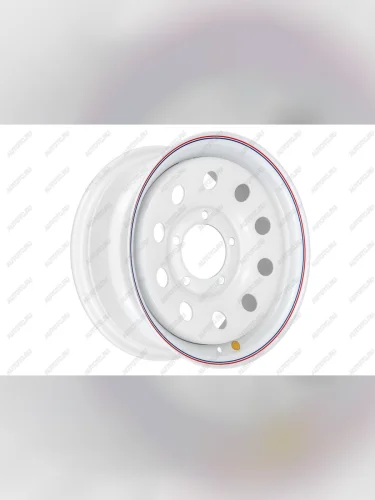 Диск усиленный стальной (5x139,7 7xR16 d110 ET+30) OFF-ROAD Wheels (белый) Suzuki Grand Vitara ( FTB03 3 двери,  3TD62, TL52 5 дверей) (1997-2005), Suzuki Jimny  JB23/JB43 (1998-2001), Уаз 315195 Хантер (2003-2025)