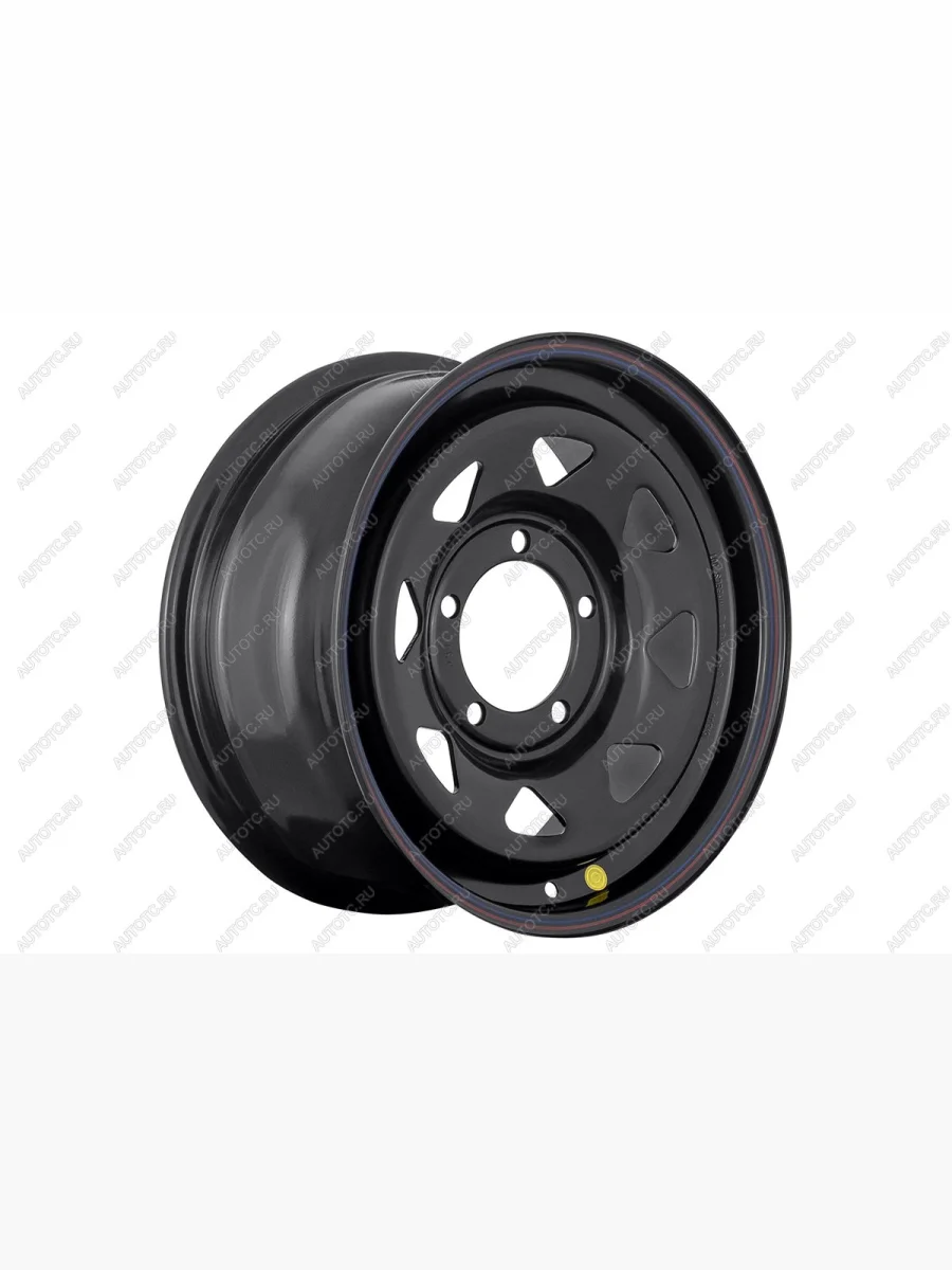 Диск усиленный стальной УАЗ (5x139,7 7xR16 d110 ET+30) (треугольник мелкий) OFF-ROAD Wheels  Suzuki Grand Vitara (1997-2005), Уаз Буханка (1965-2025), Уаз Патриот (2005-2013) (черный)  в Воронеже Воронежской области