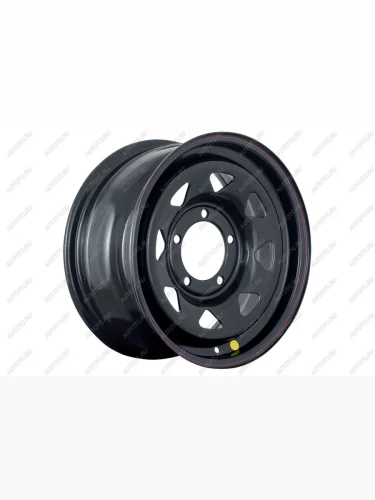 Диск усиленный стальной УАЗ (5x139,7 8xR16 d110 ET+20) (треугольник мелкий) OFF-ROAD Wheels (черный) Уаз 315195 Хантер - Патриот  3163 5 дв.