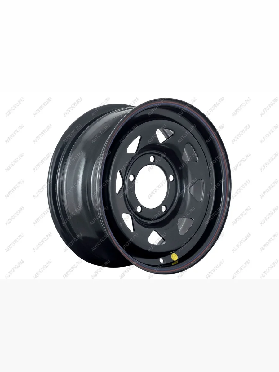 Диск усиленный стальной УАЗ (5x139,7 8xR16 d110 ET+20) (треугольник мелкий) OFF-ROAD Wheels  Уаз  315195 Хантер, Буханка  452, Патриот  3163 5 дв. (черный)  в Воронеже Воронежской области