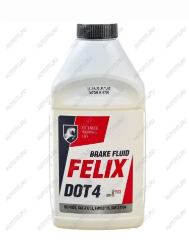 Жидкость тормозная FELIX ДОТ 455гр ГСМ ГСМ 430130005