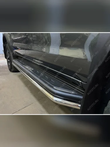 Защита порогов 42,4 мм Jac T9 4WD 2024-