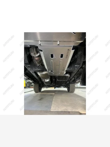 Защита КПП и раздаточной коробки (алюминий) 4мм Haval H9 2.0 (бензин) 2024